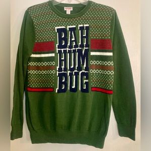 Cat & Jack Bah Hum Bug Sweater XL